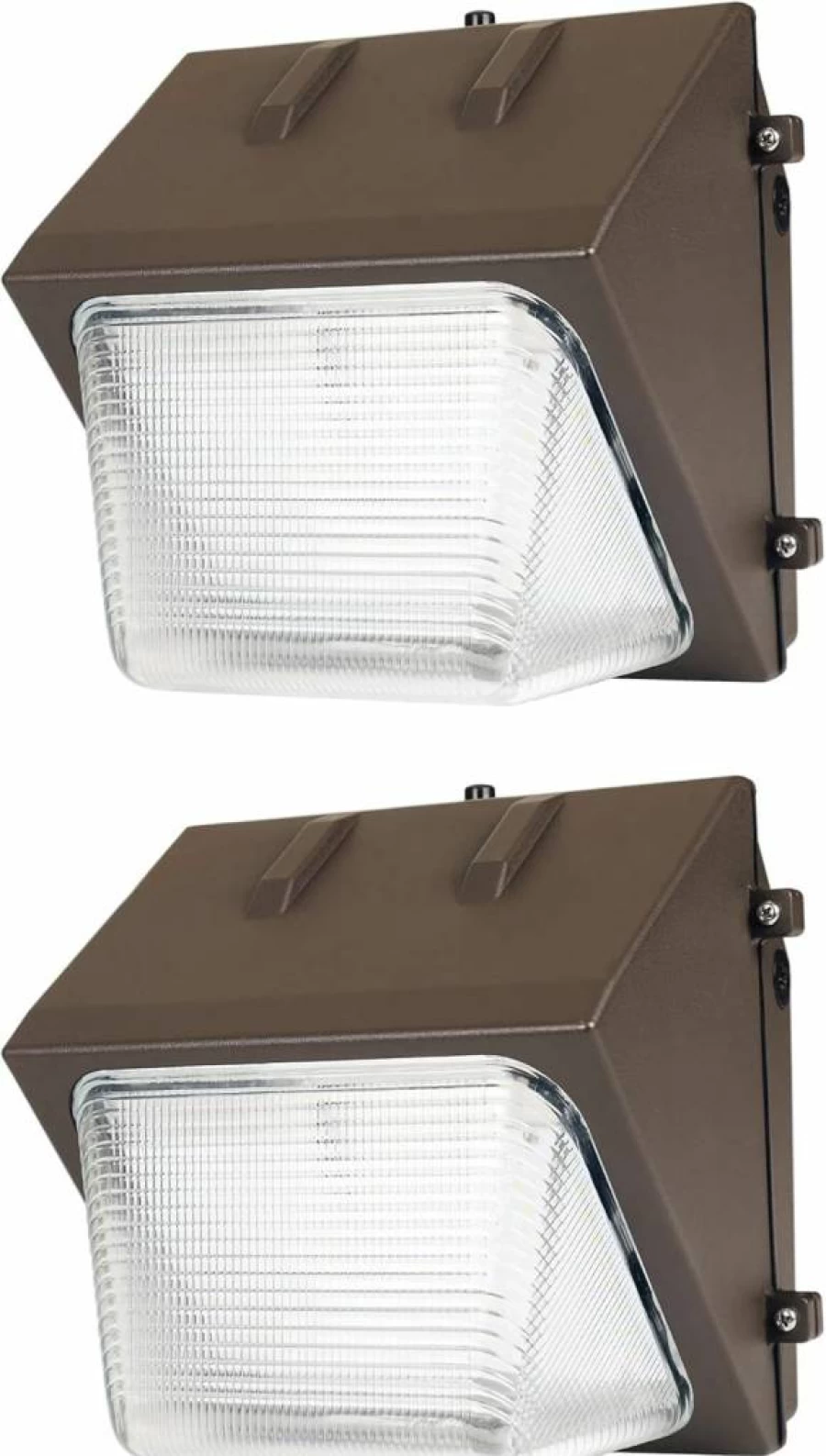 Feit Electric Pro Series 30W LED Wall Pack 2-Pack, 5000K Daylight, 4200 Lumens, Dusk to Dawn Photocell Sensor, 120-277V, Outdoor Security Light, 50,000 Hour Lifespan, S8.5Cwpk/850/Bz/2