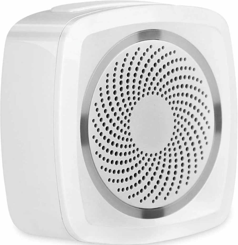 Feit Electric Smart Home Security Alarm - WiFi Enabled, Wireless, Rechargeable with Flashing Lights, Works with Security Cameras & Sensors (Brand Compatible)
