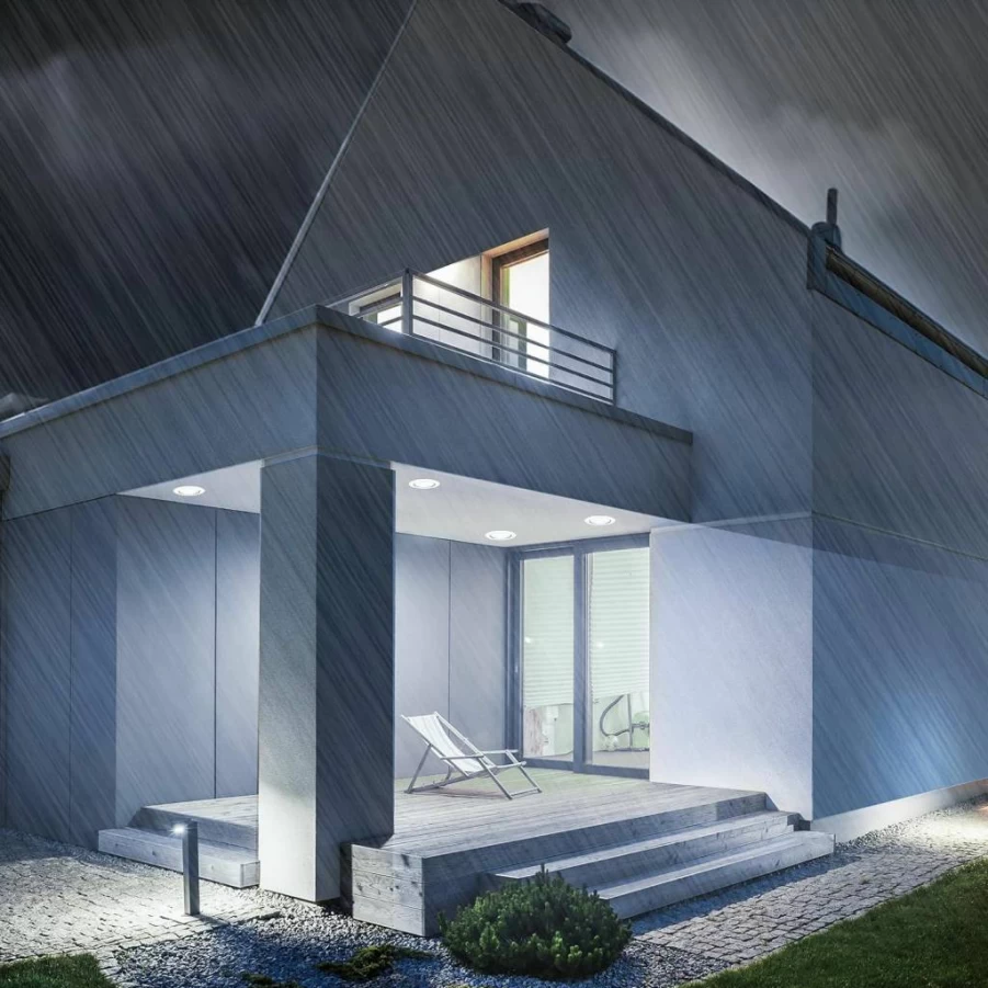 Feit Electric PAR38 LED Flood Light Bulb 5000K Daylight 5000 Lumens 325W Equivalent E26 Base Damp Rated Non-Dimmable 13-Year Lifespan Outdoor Lighting