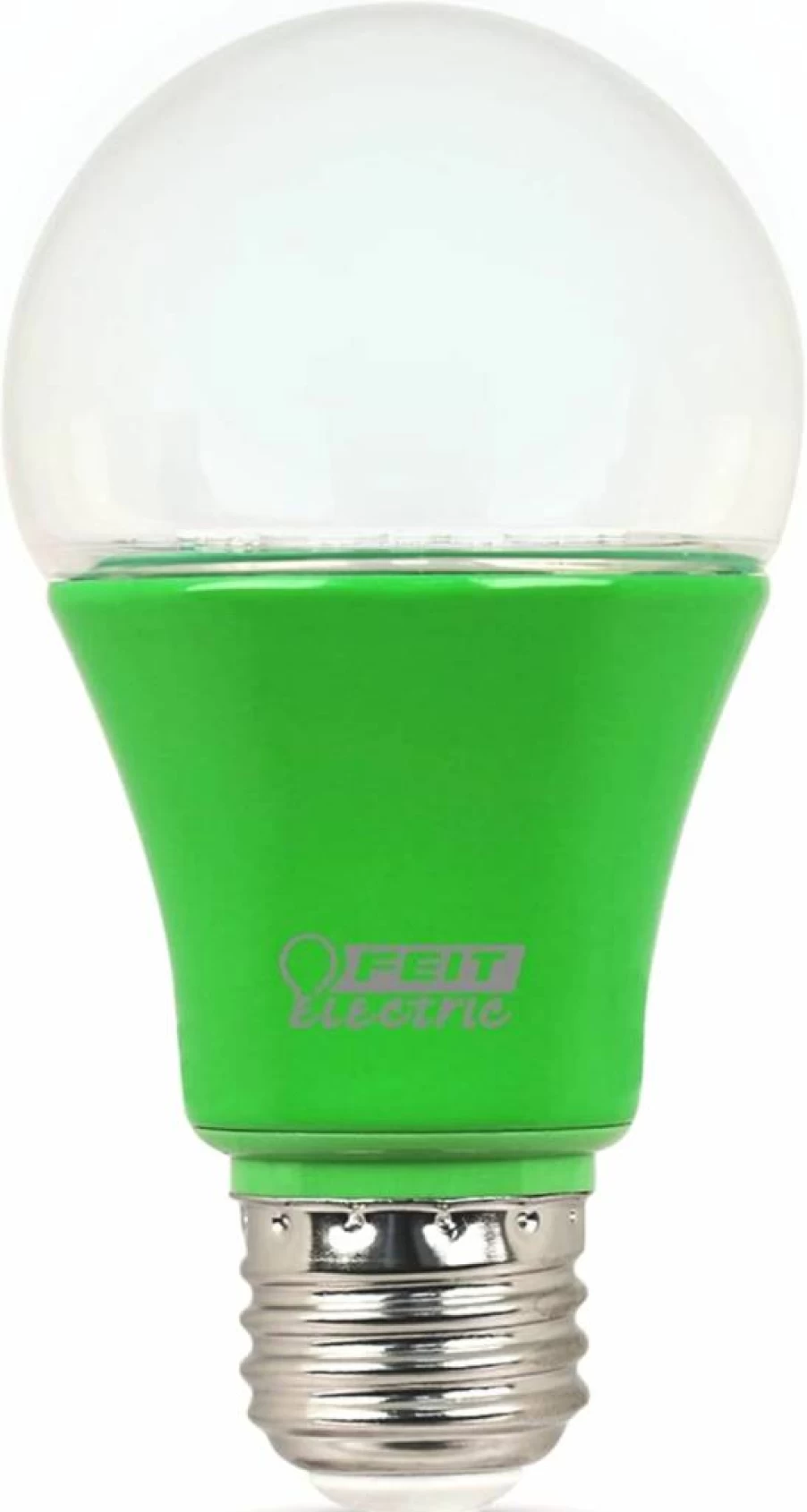 Feit Electric A19 LED Grow Light Bulb - Full Spectrum, 60W Equivalent, Non-Dimmable for Hydroponic Plants, Green