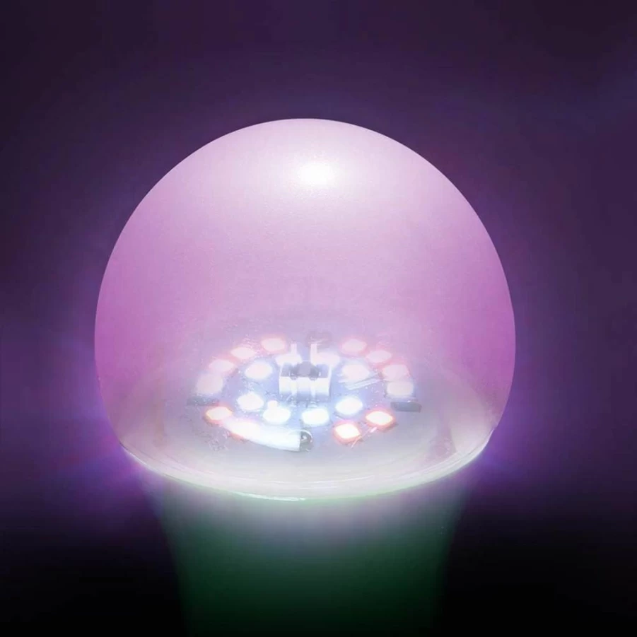 Feit Electric A19 LED Grow Light Bulb - Full Spectrum, 60W Equivalent, Non-Dimmable for Hydroponic Plants, Green