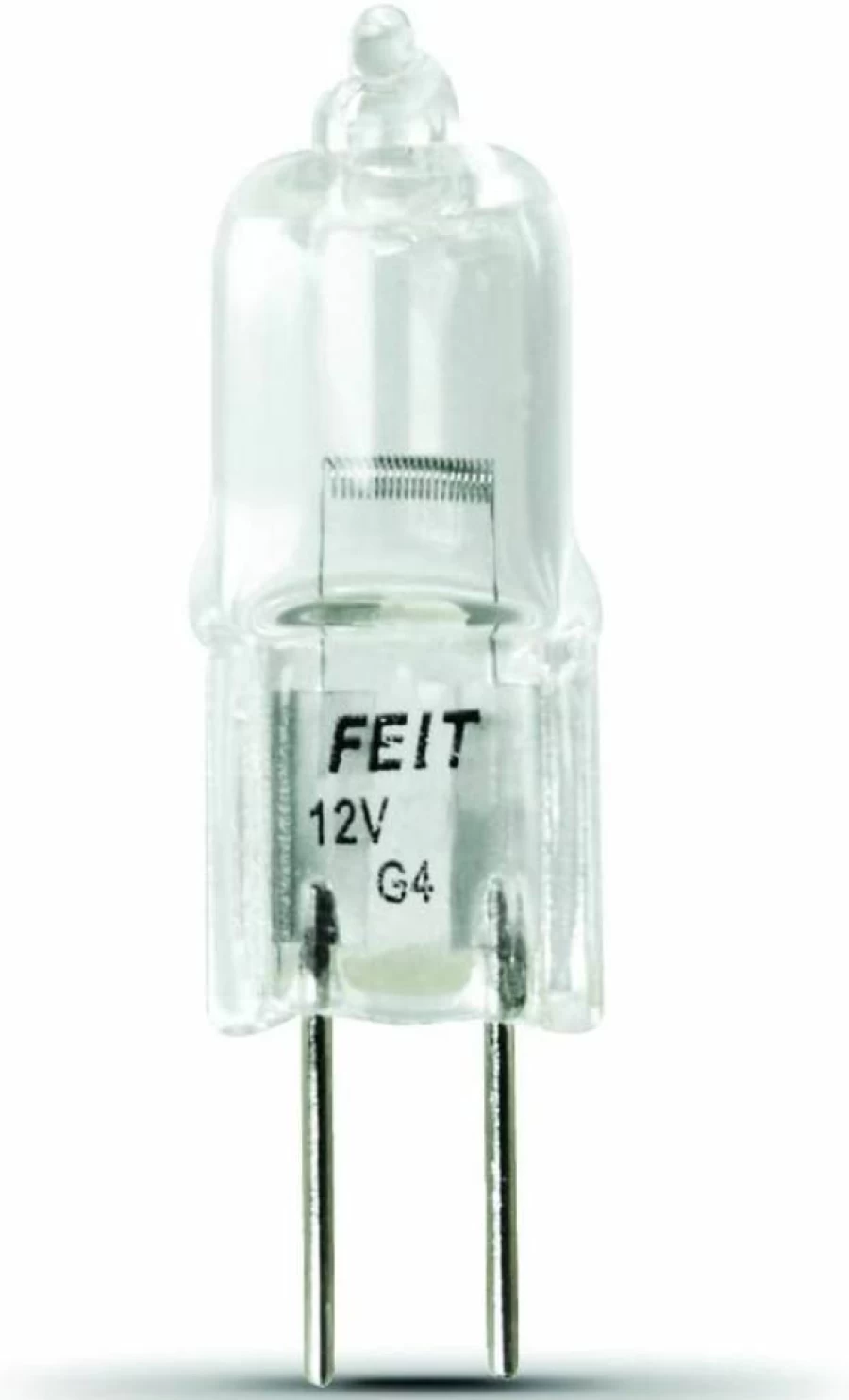 Feit Electric Bpq10T3 10W T3 Halogen Bulb Clear Bi-Pin Base Light Bulb for Home and Office Lighting