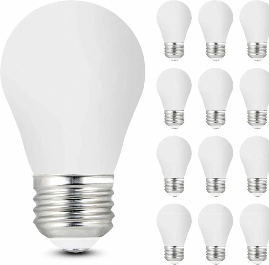 Feit Electric A15 LED Filament Bulb 60W Equivalent Dimmable E26 Base 5000K Daylight 750 Lumens Vintage Edison Light Bulb 12 Pack 13-Year Lifetime