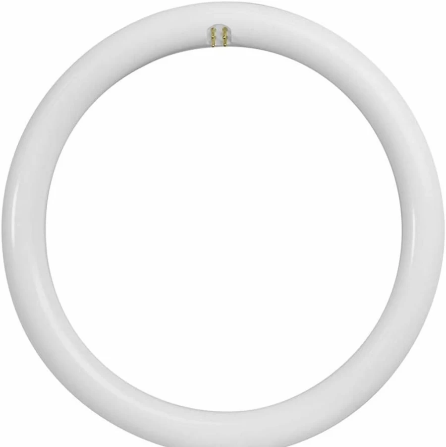 Feit Electric FC12/840/LED 32W Equivalent 20W Non-Dimmable 2000 Lumens T9 4-Pin G10Q Base Cool White 4100K 12-Inch Circular Fluorescent Replacement Light Bulb