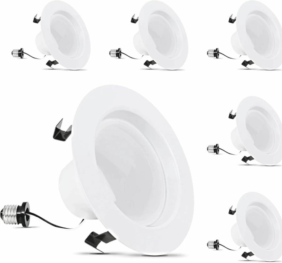 Feit Electric LED Recessed Downlight 4-Inch, Dimmable 1000 Lumens, Adjustable White 2700K-6500K, 75W Equivalent, 90+ CRI, 50K Hours Lifespan, Fits 4" Housings