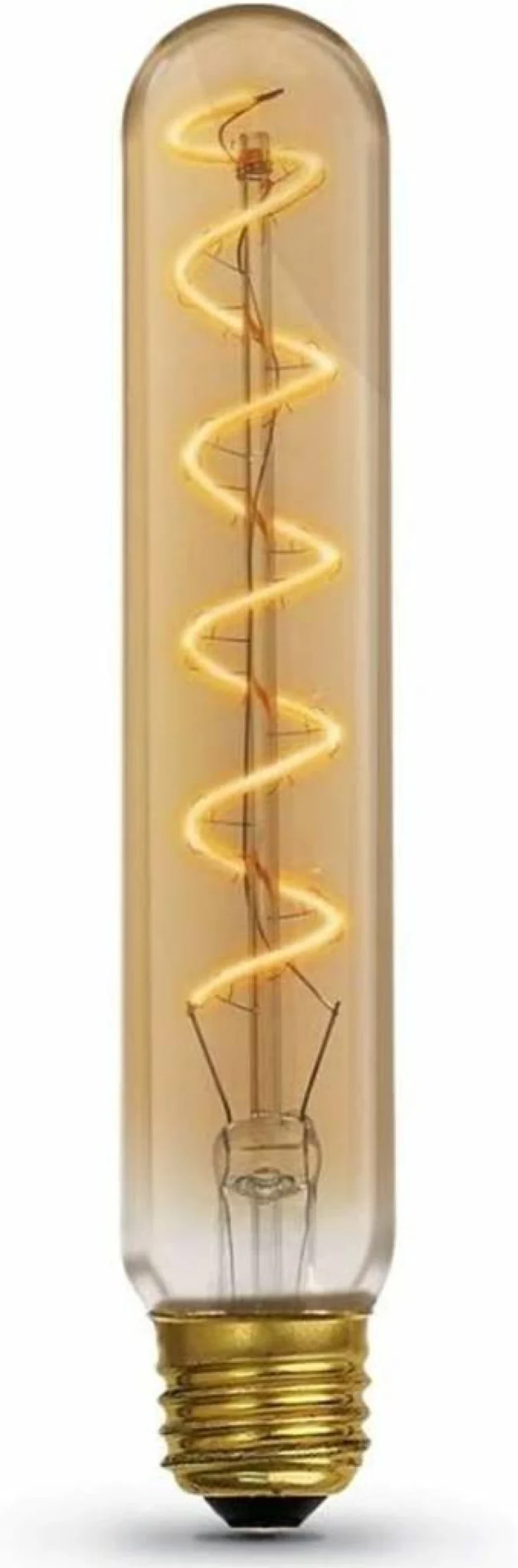 Feit Electric Vintage LED G25 Bulb - E26 Base - 60W Equivalent - 5000K Daylight - Dimmable - 10 Year Life - Exposed Filament Smoke Glass Design