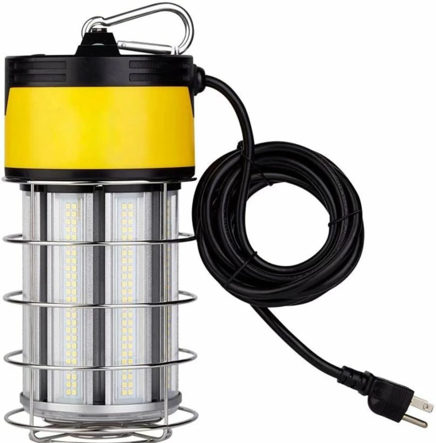 Feit Electric 100W LED Work Light 12,000 Lumens Hanging Plug-In Light for Construction, Garages, Workshops - 5000K Daylight Workcage12000Plug