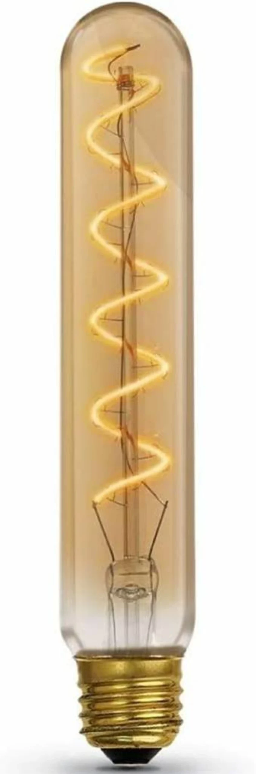Feit Electric Vintage LED Bulb - 60W Equivalent E26 Base - 5000K Daylight - Dimmable Smoke Glass Exposed Filament - 10 Year Life - 300 Lumen