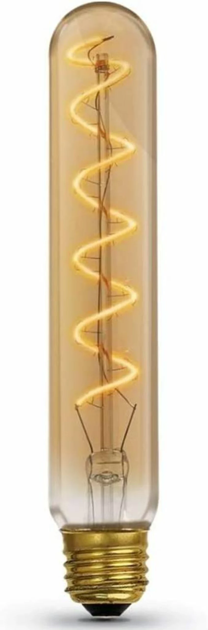 Feit Electric Vintage LED Bulb - T10 Smoke Glass, E26 Base - 25W Equivalent, 5000K Daylight, Dimmable - 150 Lumen, 10 Year Life - Exposed Filament Design