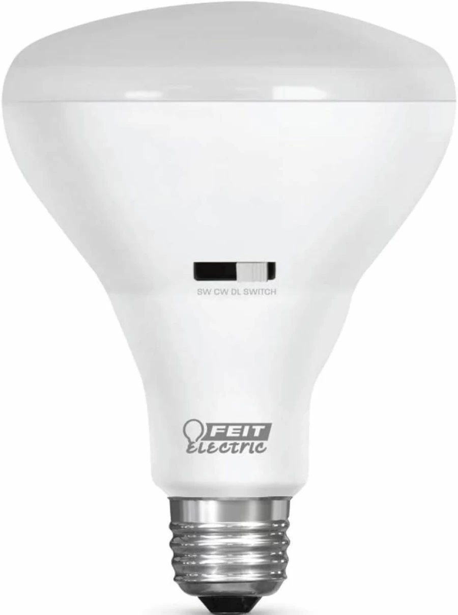 Feit Electric BR30 Smart LED Bulb - Multicolor (2700K-5000K) - 65W Equivalent - 650 Lumens - E26 Base - 15-Year Lifespan - Works with Alexa & Google Assistant