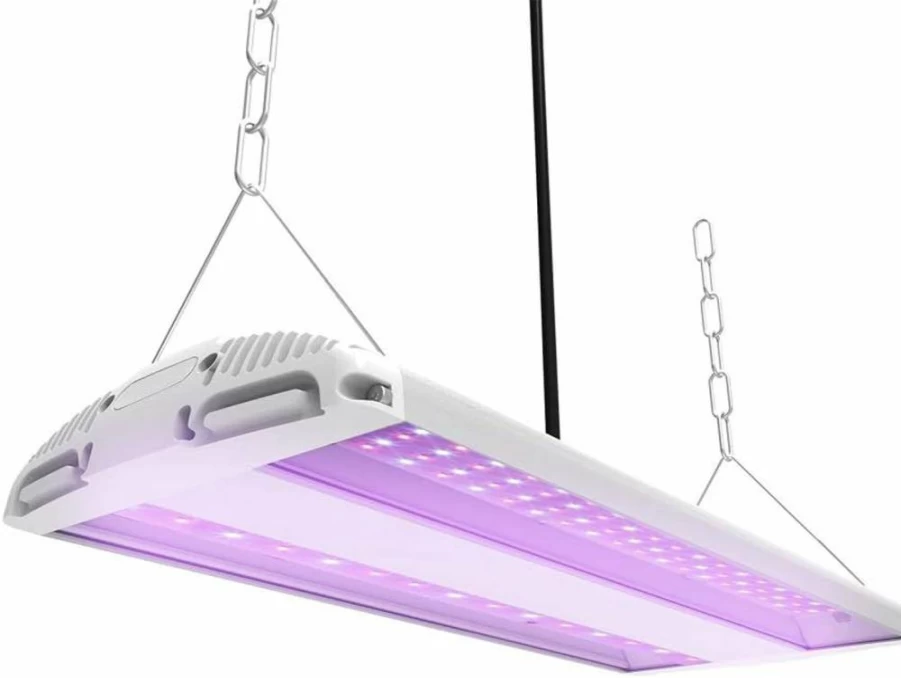 Feit Electric 20 Inch 175W Full Spectrum LED Grow Light for Vegetables with Enhanced Blue Spectrum, High Bay Plant Light