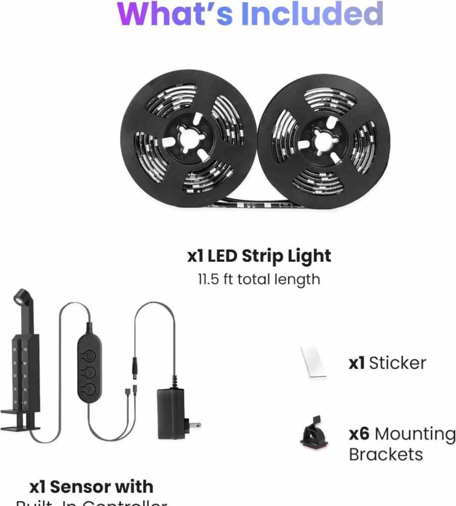 Feit Electric Smart LED Hexagon Tile Lights 6-Pack, 7" RGBW Color Changing, WiFi 2.4GHz, Works with Alexa & Google Home, Music Sync, App Control, Linkable Design